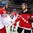 PRAGUE, CZECH REPUBLIC - MAY 16: Canada's Tyler Seguin #91 and the Czech Republic's Petr Caslava #36 shake hands after Canada's 2-0 semifinal round win at the 2015 IIHF Ice Hockey World Championship. (Photo by Andre Ringuette/HHOF-IIHF Images)

